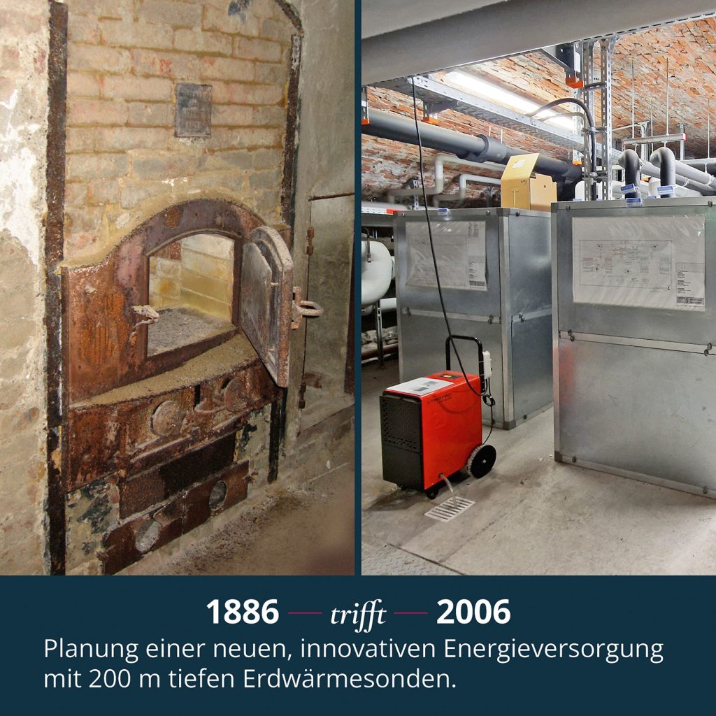 Vergleich von alter und neuer Energieversorgung